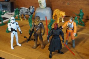 スターウォーズの新しい仲間たち４人。よろしくね。